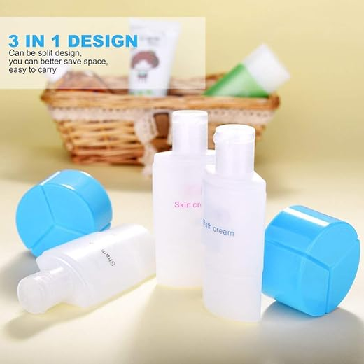 3 in 1Plastic Shampoo Bottle - Image 3
