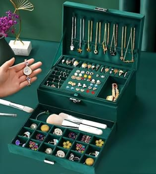 Velvet Jewellery Box