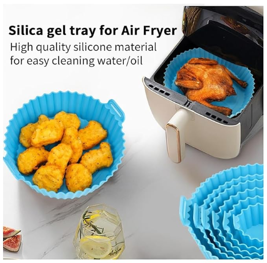 6 PCS Silicon Air Fyer - Image 2
