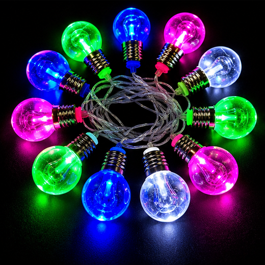 Multicolour Bulb Design Fancy String Light 10 Bulb ✨ - Image 3