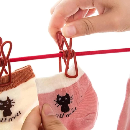 Portable Clothesline with 12 Clips (Dori) - Image 4
