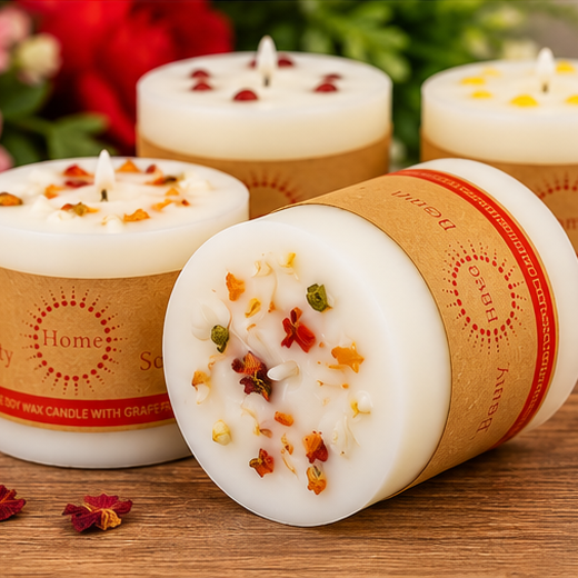 Big Aroma Decorative Scented Candles (12 Piece Box) (Size: 3.5*3 Inch) 🕯️ - Image 4