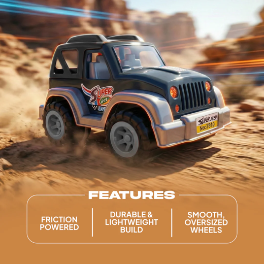 FLYI Super Jeep Friction Powered Toy Vehicle(3+ Years) - Image 2