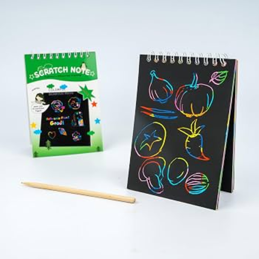 Magic Scratch Coloring Paper (10 Sheets) - Image 3