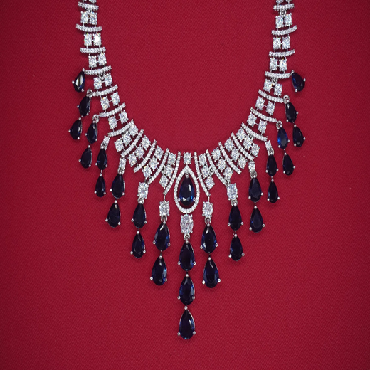 Silver Short Necklace - Image 2