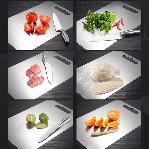 Stainless Steel Multipurpose Chopping and Cutting Board - Image 4