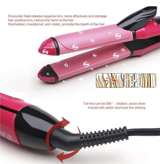 2 In 1 Nova Hair Straightener - Image 3