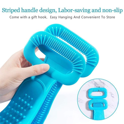 Silicone Bath Body Scrubber Belt - Image 4