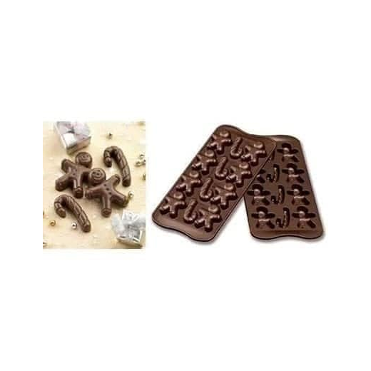 12 Cavity Christmas Design Shape Chocolate Mould - Image 3