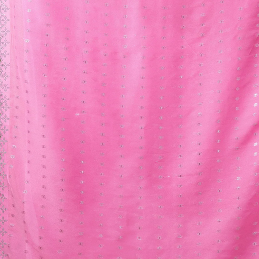 Pink Georgette Stone Work Embellished Saree - Image 3
