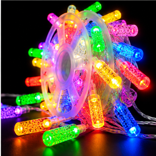 36M Wheel Roll Big Crystal Botte Multicolour String Light 100 Bulb (Print 60M) 🔮 ✨ - Image 4