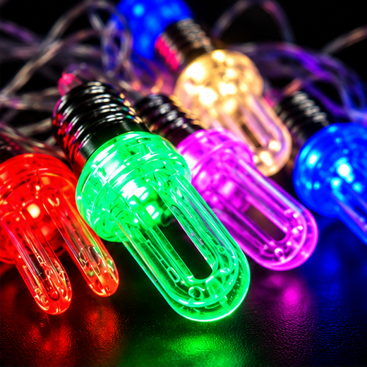 Multicolour Bulb Design Fancy String Light 10 Bulb ✨ - Image 2