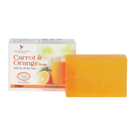 Carrot and orange soap pack of 4(100gm each) - Image 4
