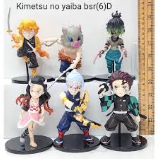 Demon slayers set of 6 figures - Image 4