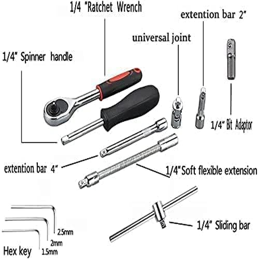 46 in 1 Tool Kit - Image 3