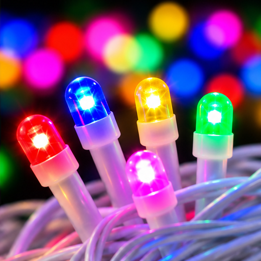 35M Multicolour Frosed String Light (140/124 Bulb) (Print 50M) ✨ - Image 2
