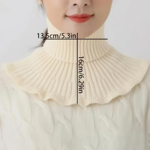 KNITTED FAKE COLLAR - Image 3
