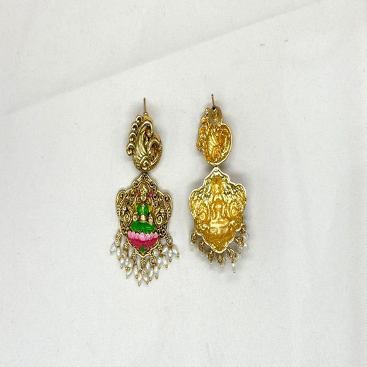 Meenakari Enamel Antique finish Necklace - Image 3