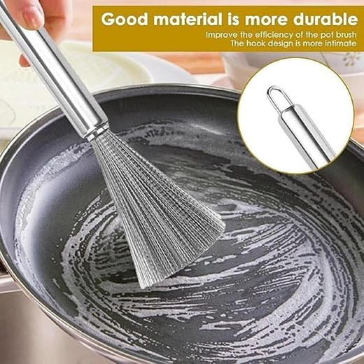 Stainless Steel Wire Pan Cleaning Brush - Image 2