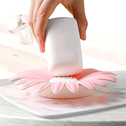 Set of 3 Flower Soap Dish Holder - Image 2