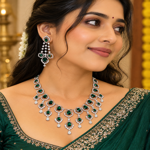 Silver Short Necklace - Image 4