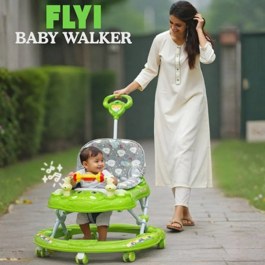 FLYI Baby Walker 111 with Parental Handle