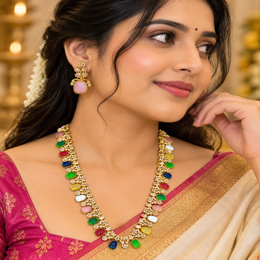 Long Gold Necklace - Image 4