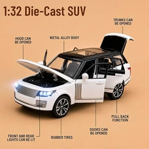 QY Toys Imported Range Rover 50th Anniversary Edition 1:32 - Image 3