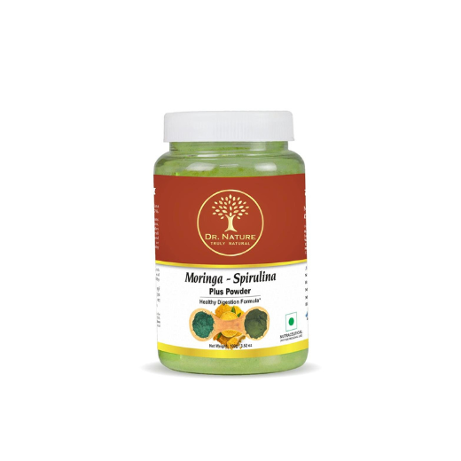 MORINGA SPIRULINA PLUS POWDER 100GM - Image 2