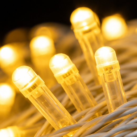 45M Pixel White String Light (180/156 Bulb) (5 MM) (Print: 60M) ✨ - Image 3