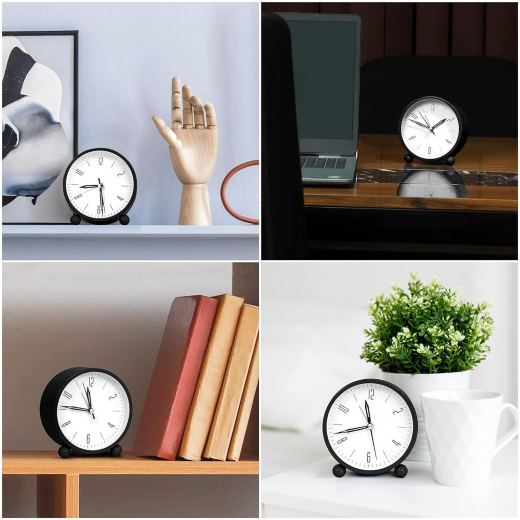 Round Black Clock - Image 4