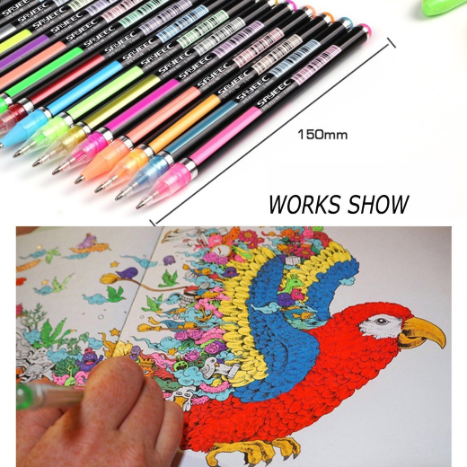 Metal HighLighter Pen For Kids (12 PCS)