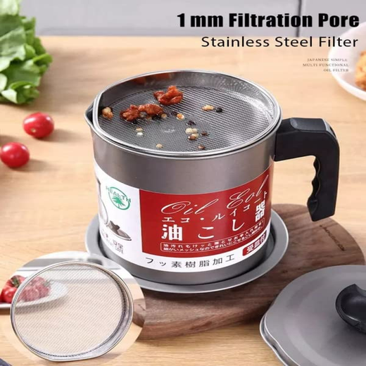 Kitchen Frying Oil Separator Filter Pot 1.4L - Image 4