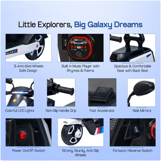 FLYI Galaxy Kids Electric Scooty - Image 2