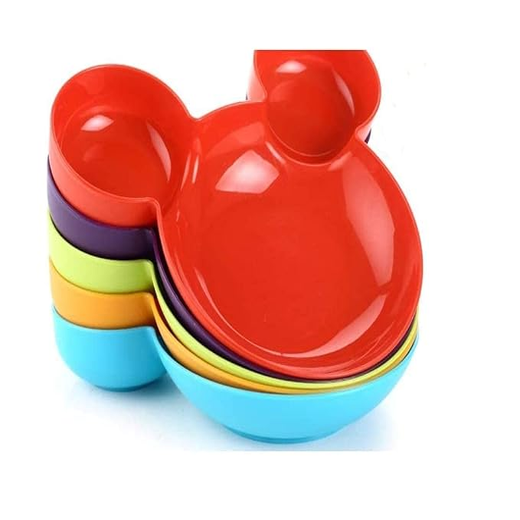 Unbreakable Mickey Mouse Shaped Plate (Set of 5) - Image 2