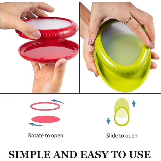 Silicone Food Storage Containers for Fridge - Image 2