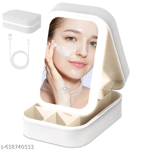 Mirror PU Jewellery Box