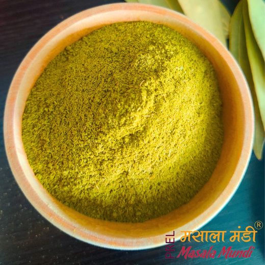 MASALA MUNDI SHILLONG BAY LEAF POWDER | WILD COLLECTIONS | | GARAM MASALA | BLENDS | PALAV LEAF | TEJ PATTA POWDER | TAMAL PATRA | BRINJI LEAVES | MEGHALAYA | CHERRAPUNJI | DRIED BAY LEAF POWDER FOR COOKING |CINNAMOMUM TAMALA (Pack of 1) - Image 3