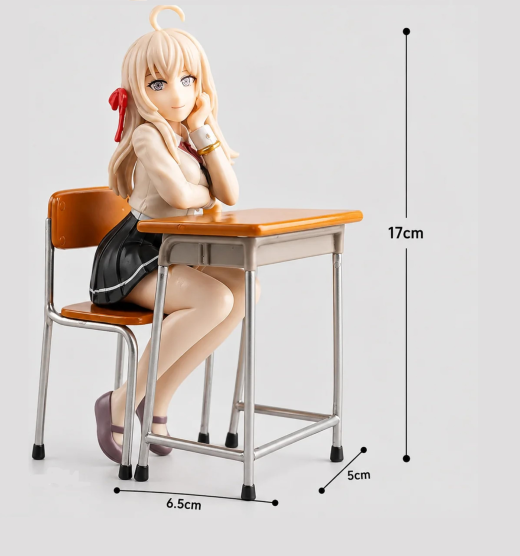 Anime Girl Figure Sitting Pose Beauty Model - Image 2