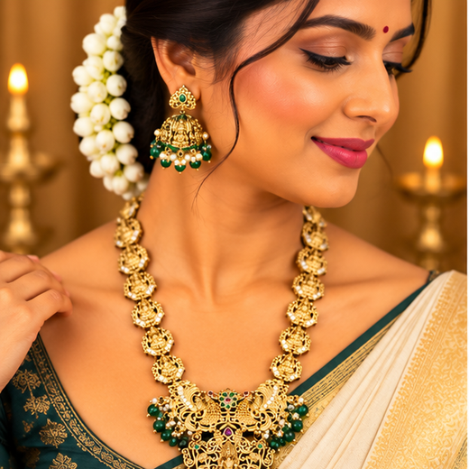Long Gold Necklace - Image 2