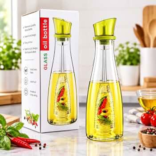 Oil Bottle With Dispenser - Image 2