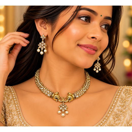 Matte Kanti With White-Stone - Image 4