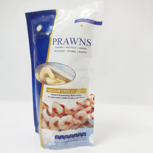 Rayals Choice Vacuum Freeze Dried Prawns / Shrimps / Sea Food | No Added Preservatives, No Additives | Tasty and Ready to Cook - Image 3