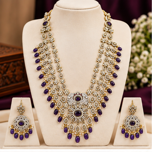 Mehndi Finishing With Purple Beads Step Haram