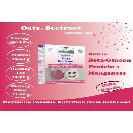 Oats, Beetroot Porridge Mix - Image 3