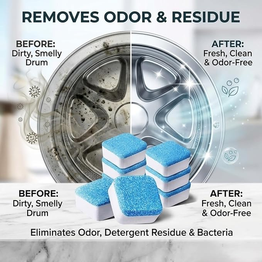 Washing Machine Cleaning Tablets (12Pcs) - Image 3