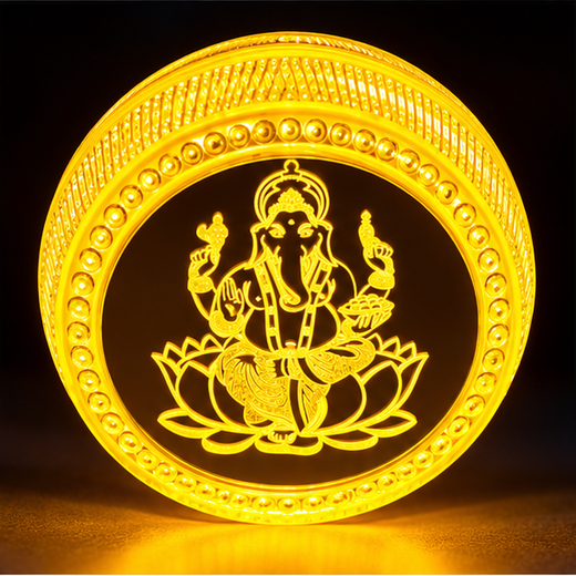Ganesh Ji LED 2 Pin Night Lamp (MG45) (Size: 8cm) - Image 4
