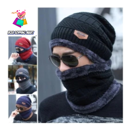 Woolen Cap With Muffler - Image 3