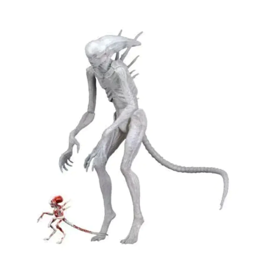 NCA -KO White Alien Covenant Neomorph 7 Action Figure Collection - Image 3