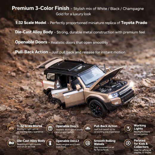 Medium Che Zhi Land Cruiser Prado (Bulk) - Image 4